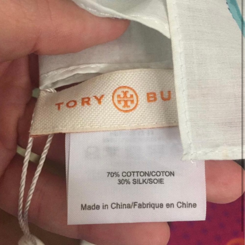 Tory Burch Spring Fashion Botanical Scarf Shawl